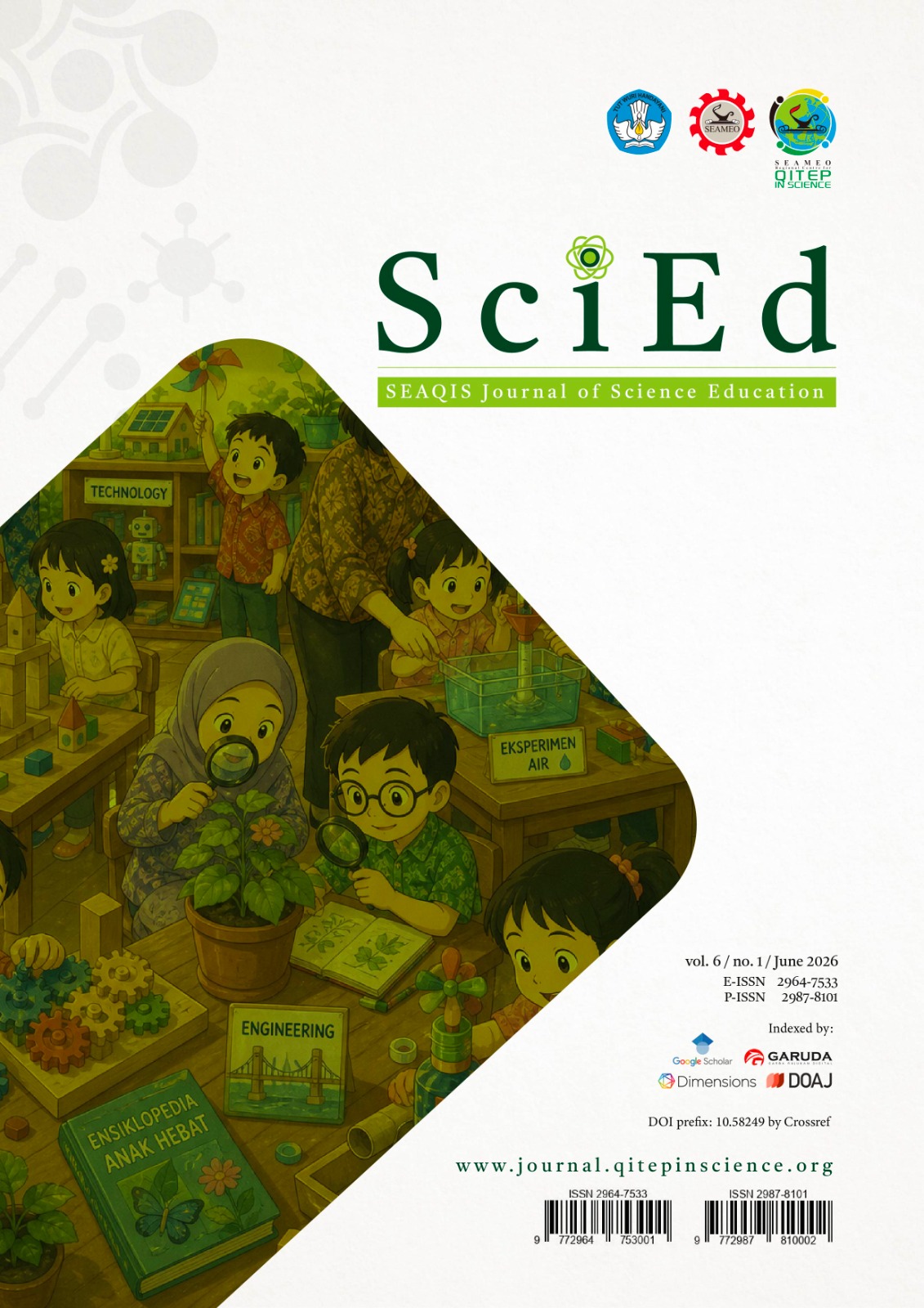 					View Vol. 6 No. 01 (2026): SEAQIS Journal of Science Education
				